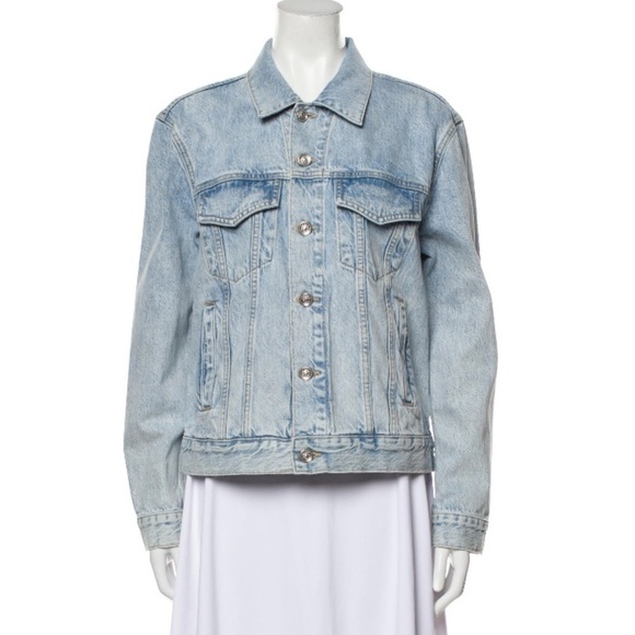 SLVRLAKE Raglan Trucker Jean Jacket Medium - Picture 5 of 11